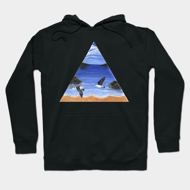 Seagull Beach Hoodie by WolfySilver